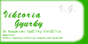 viktoria gyurky business card